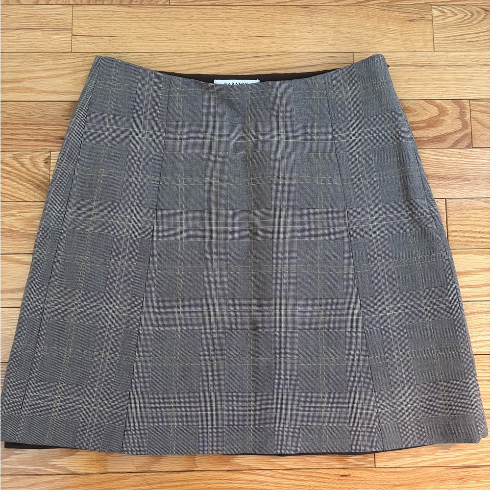 Babaton Plaid Mini Skirt